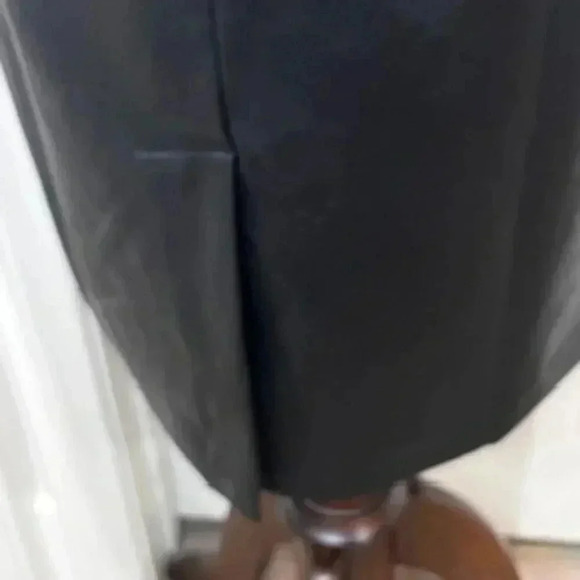 NEW Spanx Leather Like Sleeveless Sheath Dress Black‎  Women’s Size large NWT - Picture 8 of 13